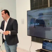 Presentación del futuro polideportivo de Santa Marta